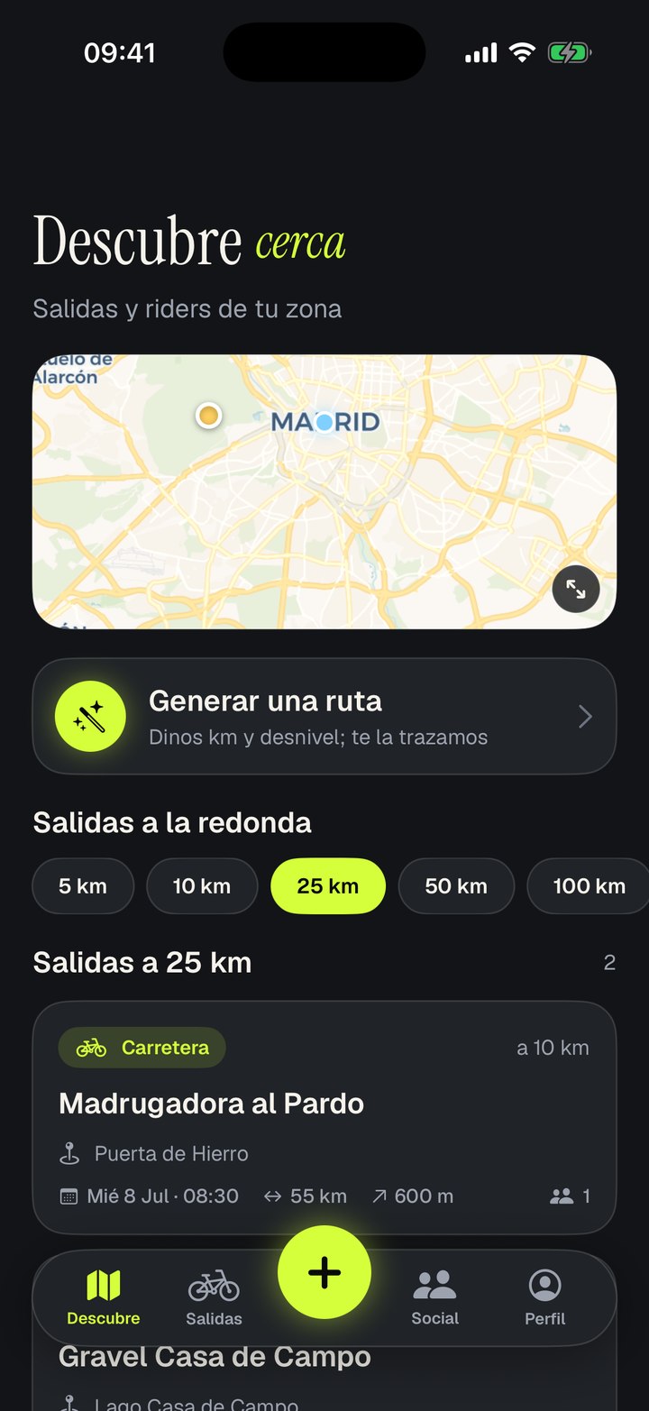 Descubre salidas cerca de ti